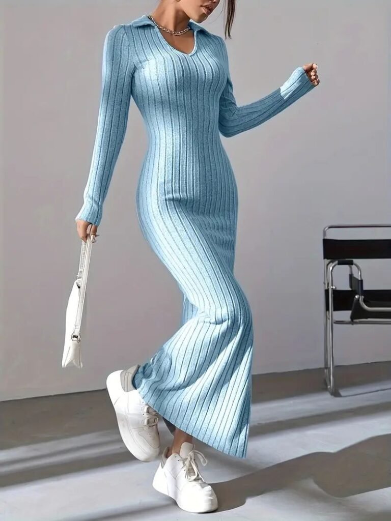 blue-knit-maxi-dresses