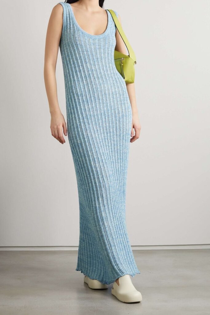 blue-knit-maxi-dresses