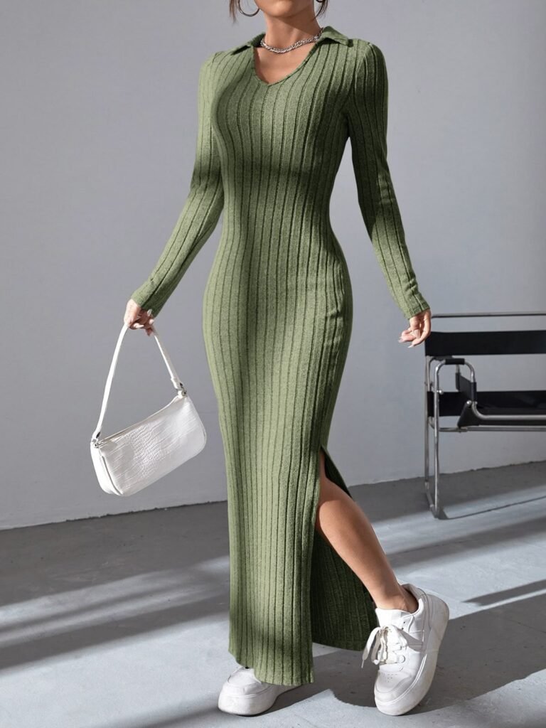 green-knit-maxi-dresses