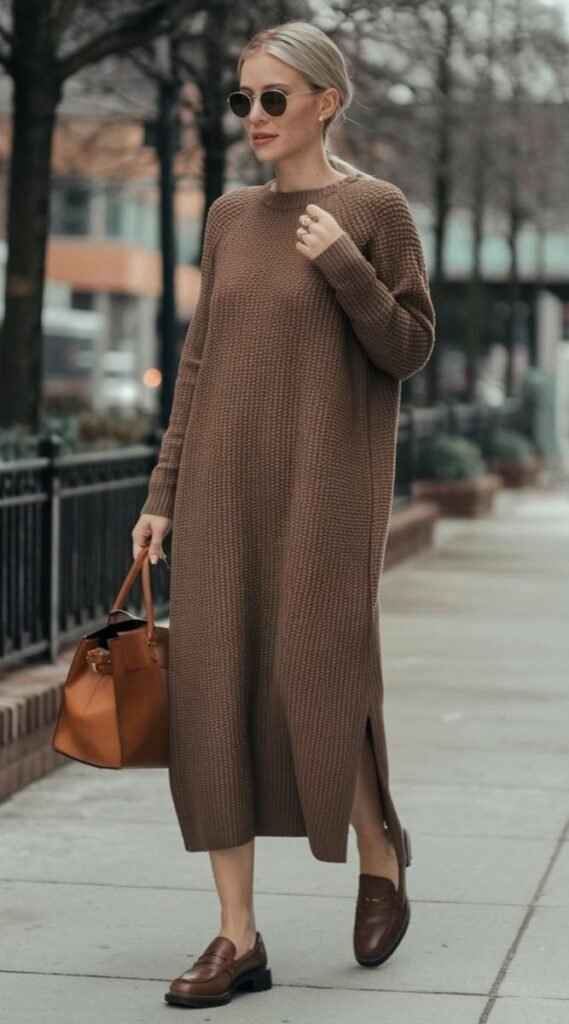 Oversized Knit Maxi Dresses