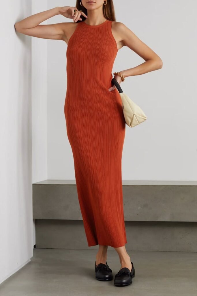 0range-knit-maxi-dresses