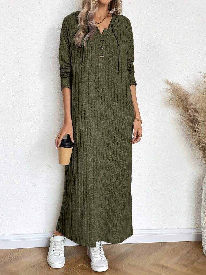 Oversized Knit Maxi Dresses