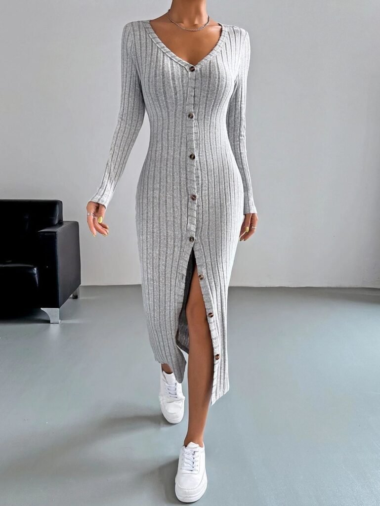 grey-knit-maxi-dresses
