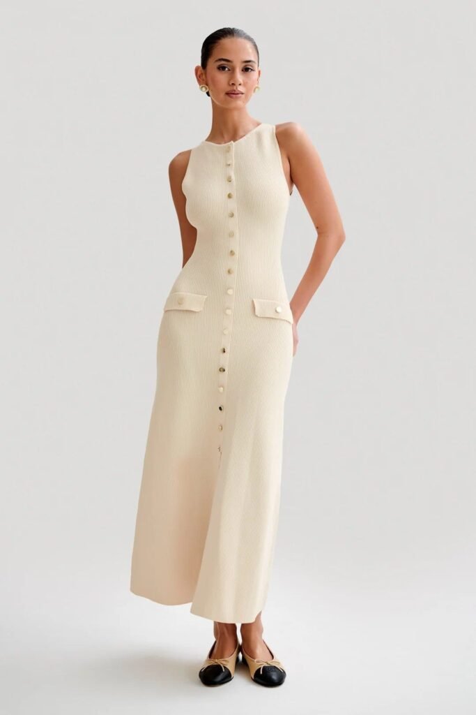 Outfit Ideas With Knit Tank Maxi Dresses