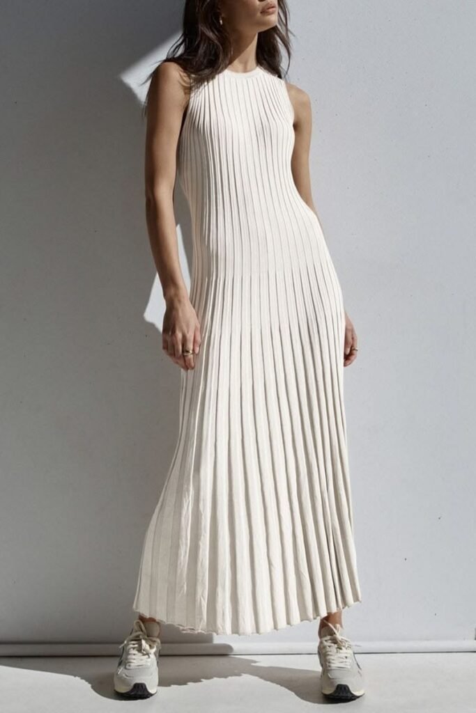 What To Wear With Knit Tank Maxi Dresses?
