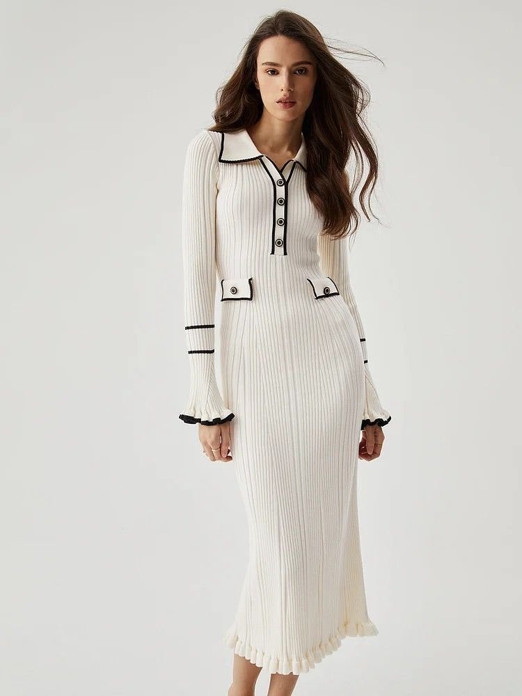 white-knit-maxi-dresses