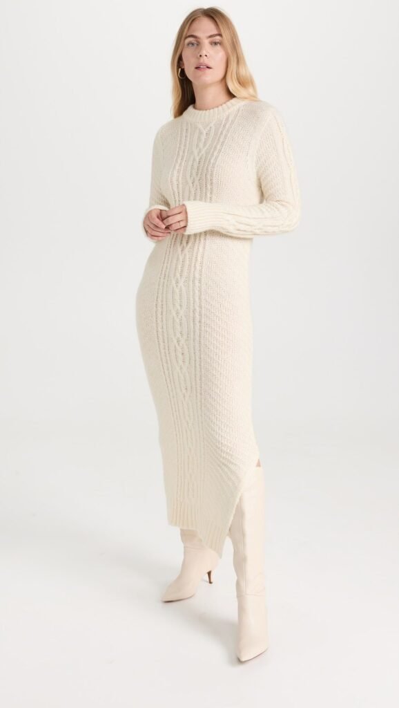 white-knit-maxi-dresses