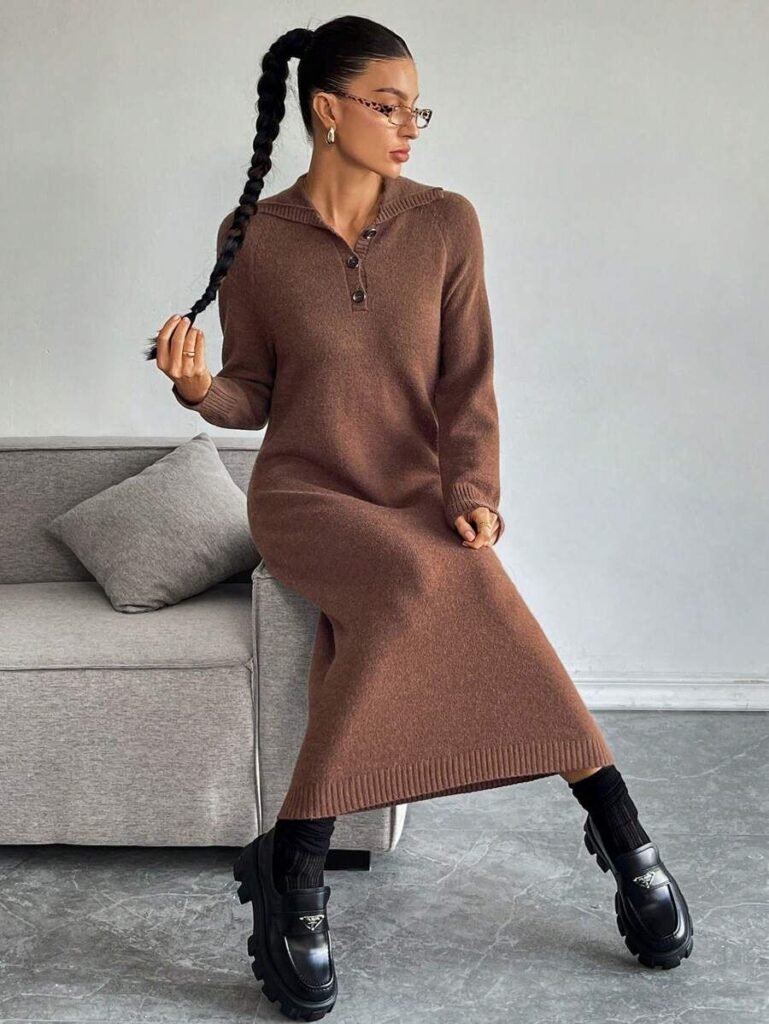 Fall Knit Maxi Dresses For Cozy Looks