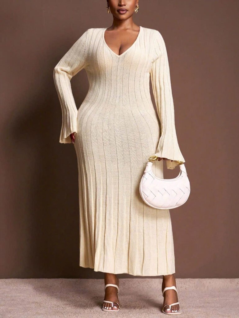 knit-maxi-dresses-for -plus-size-women