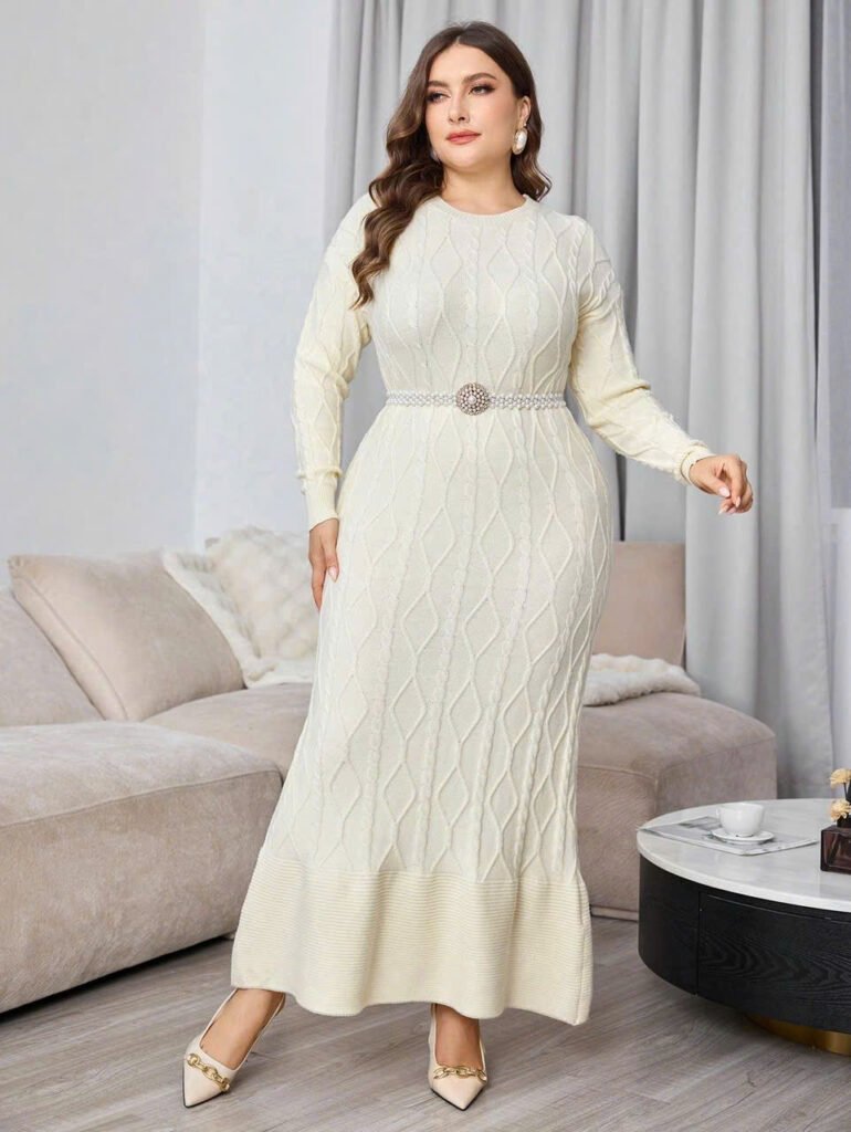 knit-maxi-dresses-for -plus-size-women