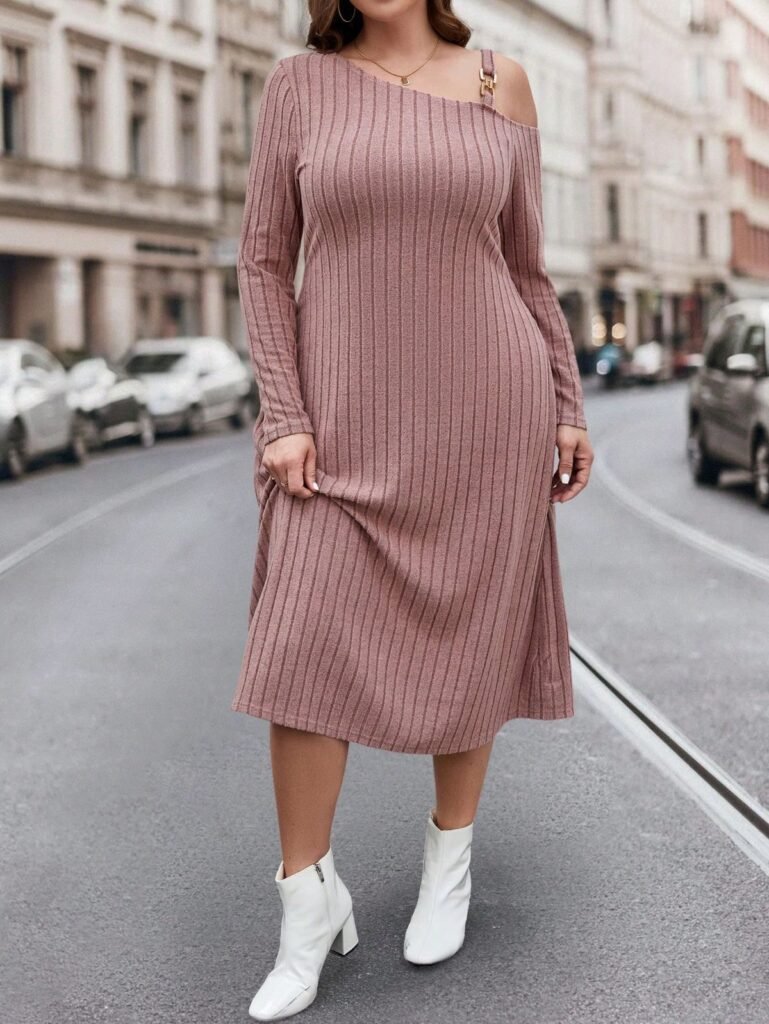 best-knit-maxi-dresses-that-hide-tummy